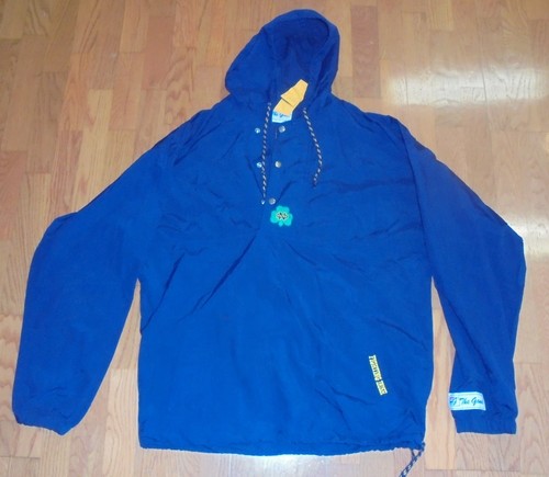 VINTAGE FIGHTING IRISH THE GAME PULLOVER WINDBREAKER XL BLAU - Bild 1 von 3