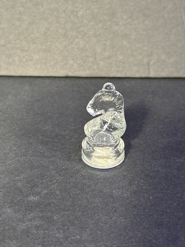 Glass Chess Pieces Clear & Frosted 1 To 2 1/4 in Replacement CHOICE - Picture 4 of 9
