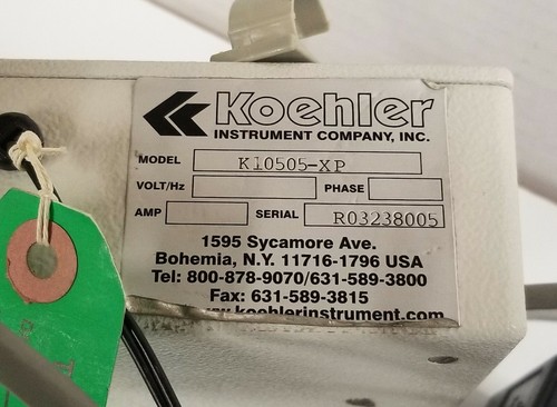Koehler K10505-XP Oxidata Pressure Measurement System (4-Unit) - Bild 6 von 7