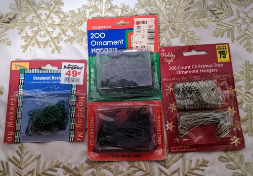 Vintage Christmas Ornament Hangers Regular and Xtra Long - Picture 2 of 2