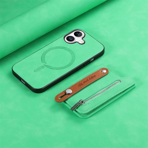 Magnetic Zip Card Slot Phone Case For iPhone 16 15 14 13 12 11 Pro SE XR XS 7 8 - 第 32/33 張圖片