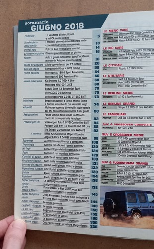 RIVISTA Auto AL VOLANTE n.6 Giugno 2018 Mercedes Kia Stinger Volkswagen Polo - Imagen 4 de 14