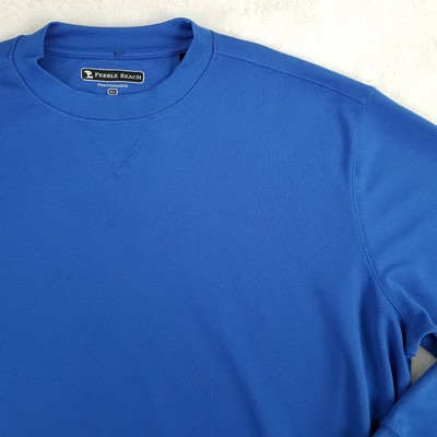 Pebble Beach Mens Golf Pullover Sweatshirt Performance Jacket Sport Blue Sz XL | eBay