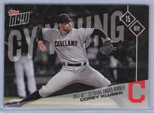 2017 Topps Now #OS-69 Corey Kluber Cleveland Indians