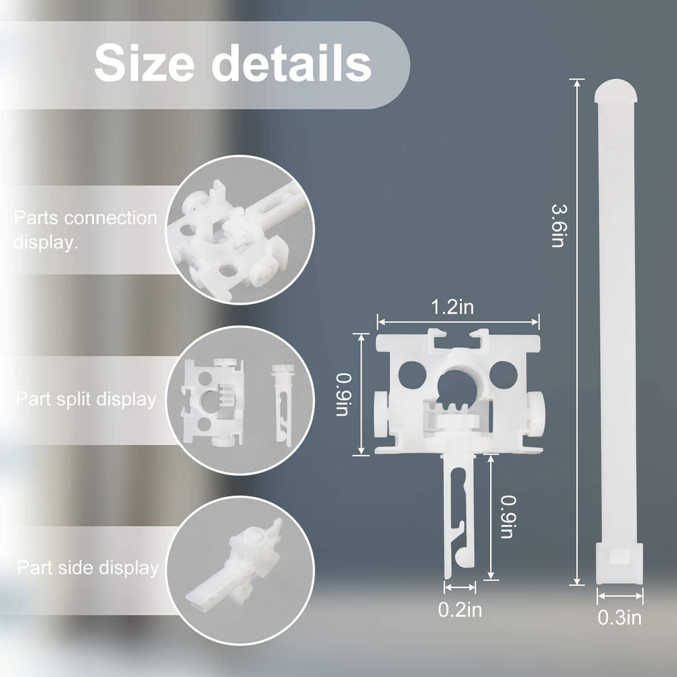 Vertical Blind Repair Carrier Vertical Blind Clip Slat Sets 20Pcs eBay