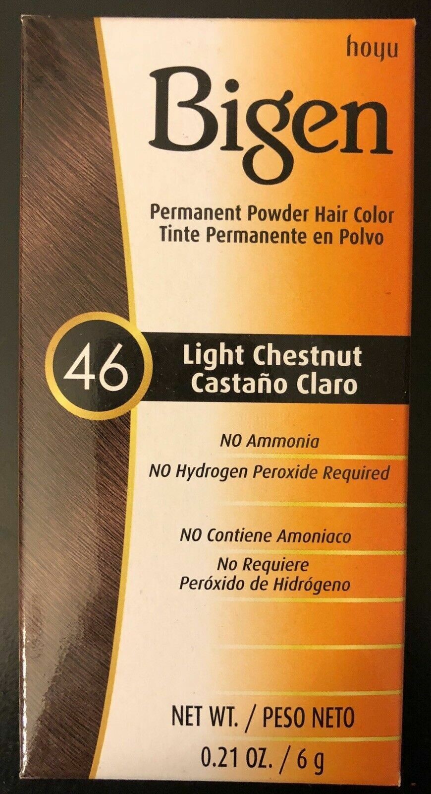 46 Light Chestnut 0.21  Oz Sd  Last