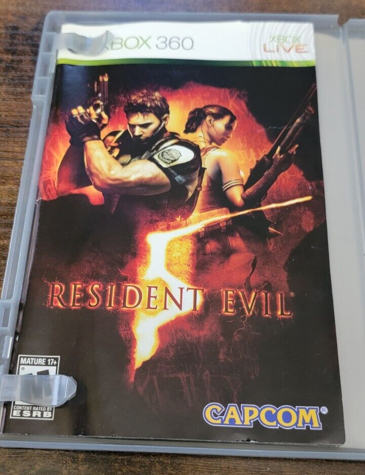 Resident Evil 5 Video Game XBOX 360 CIB Survival Horror Video Game