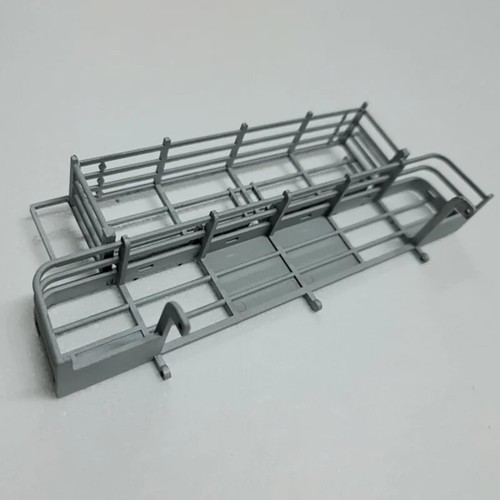 Full Metal Rear Fence Set Spare Parts For HENG LONG RC Tank 1/16 Abrams M1A2 - Picture 5 of 24