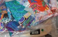 Pound of Kaffe Fassett Fabric Strips Pack for Crumb Quilting less than 4in