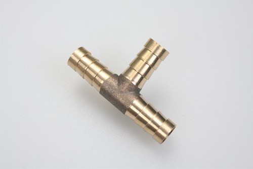 8mm 5/16" Brass 3-Way Copper Hose Joiner Tee T-piece Joiner Connector 2pcs - 第 2/5 張圖片