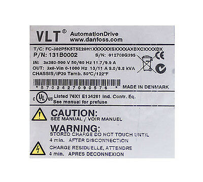 DANFOSS VLT 131B0002 FC-302P5K5T5E20H1 - Picture 3 of 3