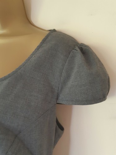 Mothercare Grey Maternity Dress Sz 16 Smart Business Vgc! - Picture 5 of 11