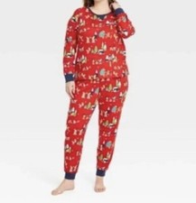Wondershop 2 pc. Pajama Sleep Set Sleepwear Christmas Holiday Gnomes Sz 4XL