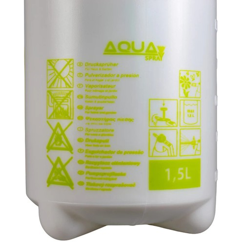 Pulverizador a presión manual Aqua Spray 1,5 litros con cabezal de boquilla ajustable - Imagen 7 de 13