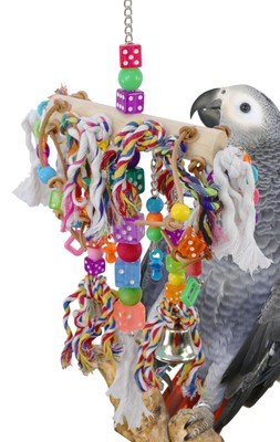879 CHAIN WATERFALL BONKA BIRD TOY parrot cage toys cages African grey amazon