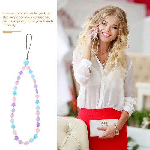 Phone Chain Beaded Cellphone Chain Phone Charm Aesthetic Adorable Phone Decor - 第 8/12 張圖片