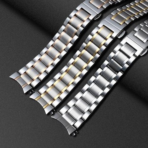 New Stainless Steel Strap 20/21/22mm Butterfly Buckle Universal Metal Watch Band - Picture 8 of 18