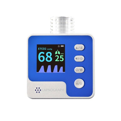 Moniteur CONTEC CA10M CO2 Et-CO2 Capnographe portable moniteur respiratoire de soins intensifs neuf  - Photo 1/10