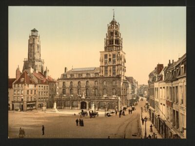 8'' x 10'' Photo La Place d'Armes, Calais, France