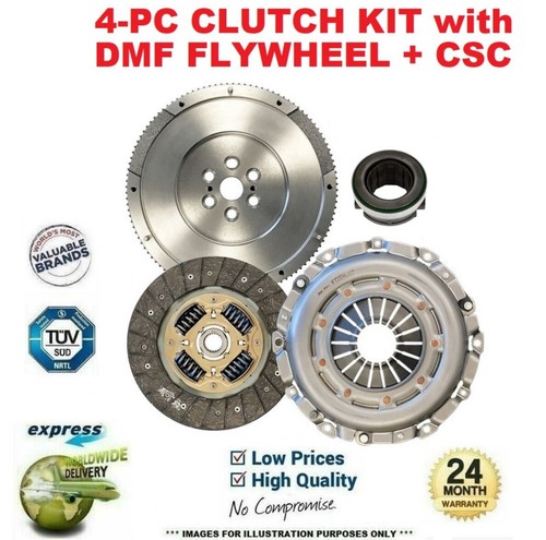 Brand New 4PC DMF CLUTCH KIT for AUDI A6 Avant 2.0 TDI 2005-2008 - Picture 1 of 7