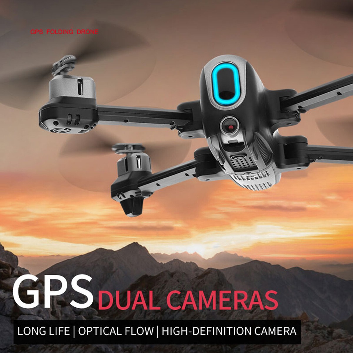 K3 4K HD Wide-Angle Dual Camera Fpv WiFi RC Barrier Avoidance Drone