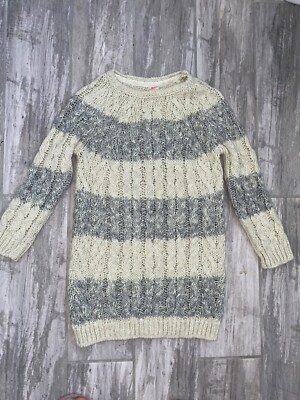 MARKS & SPENCER Strickpullover Zopfmuster 7-8 Jahre Arran Fischer Winter Aran