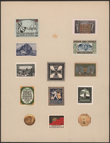 Deutschland Aschenputtel - MH / MNG Briefmarken auf Sammelseite Q150