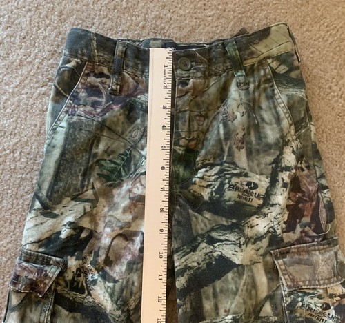 Mossy Oak Break Up Infinity Cargo Pants Youth Medium (8) Hunting Camo Adjustable - Picture 11 of 15