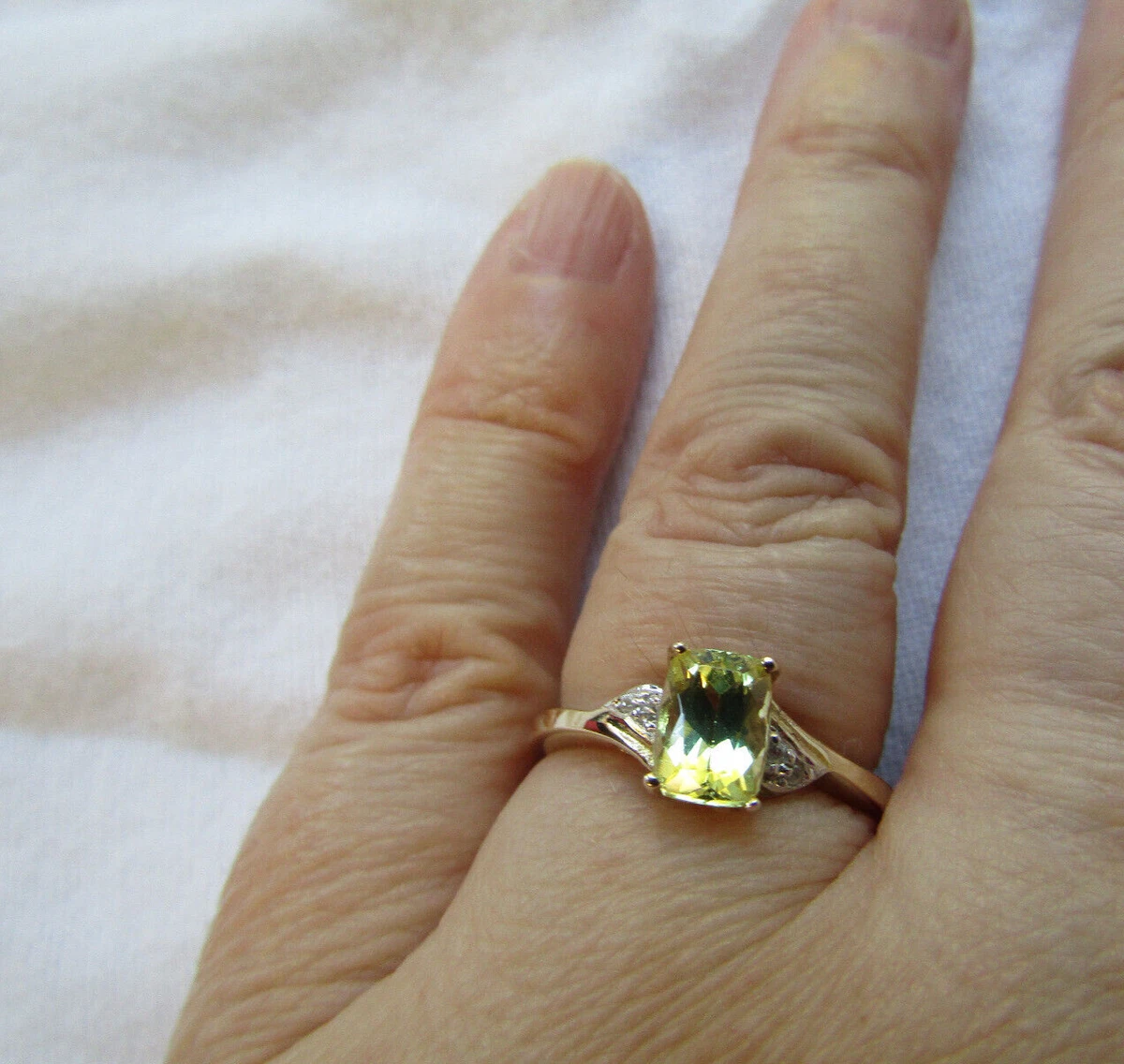 Green apatite hotsell ring