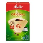 MELITTA 100 BROWN COFFEE FILTERS CONES (PACK OF 80FILTERS)   MEL6627300X4