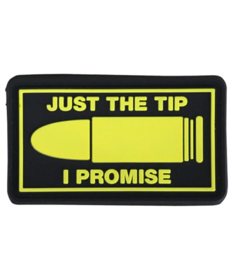 Just The Tip Patch Tactical Morale Hook & Loop Military Airsoft Batch ...