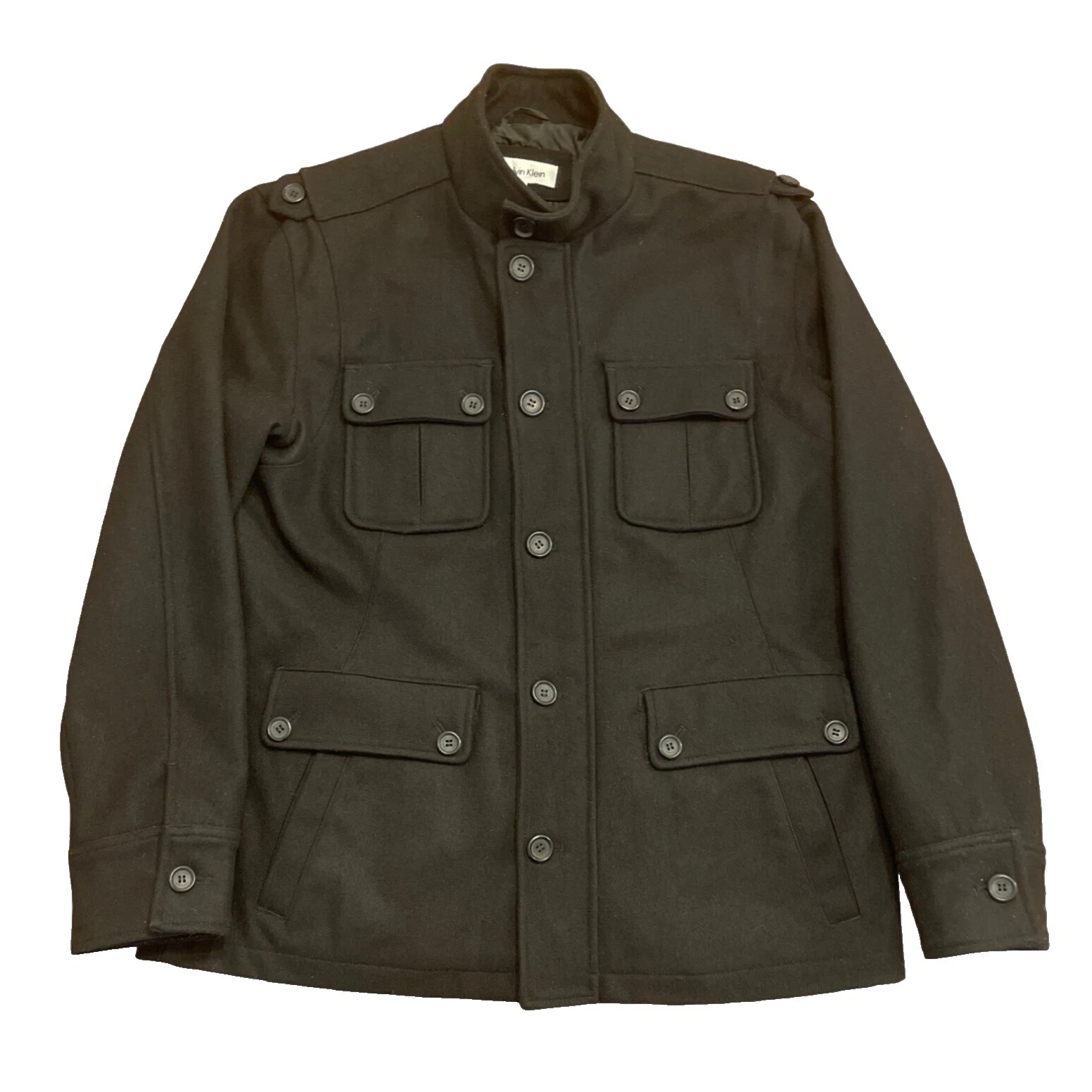 Calvin Klein Military Jacket Black Coats, Jackets & Vests for Women