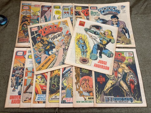 2000AD Progs 208-223 🧠 Anderson Pin-Up + First Rogue Rear + Nemesis Launch 1981