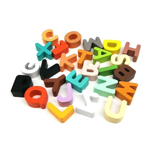Alphabet Puzzle A to Z Educational Learning Jigsaw Wooden Animal Game Toy - Picture 9 of 12