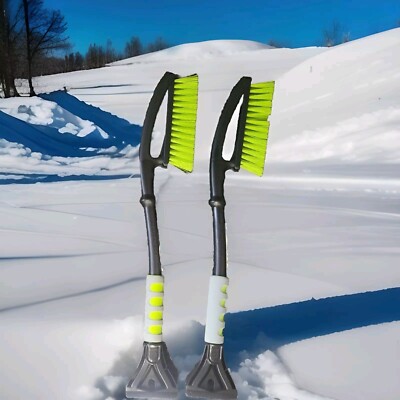 2 PACK - SUBZERO 26'' POWER SERIES GREEN SNOWBRUSH AND ICE SCRAPER 18520