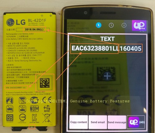 Genuine LG G5 Battery Charging Kit BCK-5100 H850,H860,H860N,H845N,LS992,H830 - Picture 4 of 6