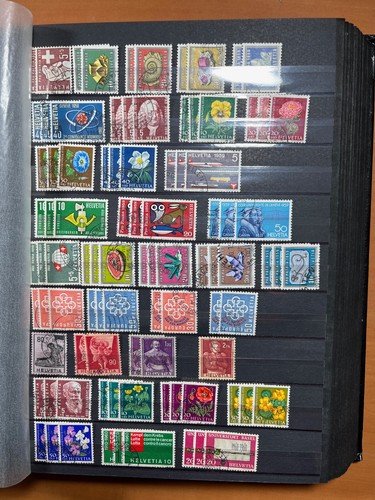Switzerland collection used stamps incl Airmail and imperfs - Picture 17 of 20