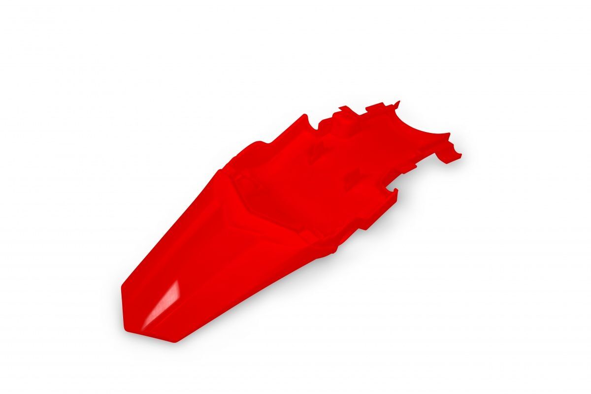 Aile arrière UFO Honda CRF 110F garde boue rouge plastique motocross 2019-2021