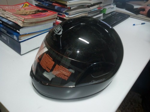 CASCO INTEGRALE LEM ELEGANCE - TAGLIA XL - COLORE NERO METALLIZZATO | eBay