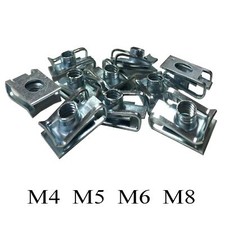 Fairing Bodywork Panel U Clips, Motorcycle / U Nut Speed Fasteners M4 M5 M6 M8