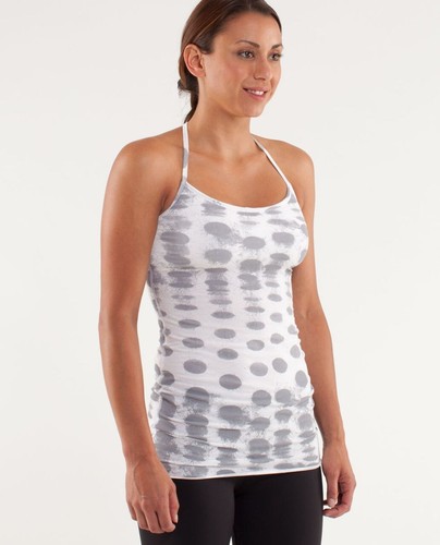 Lululemon Womens Diversity Tank Top in Seaside Dot White Size 10 - Picture 8 of 9