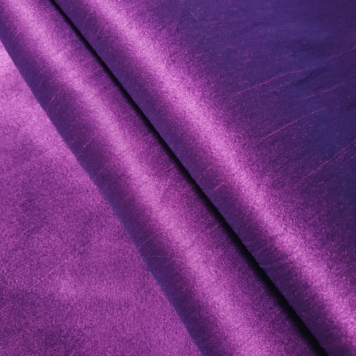 MAGENTA BLUE Two Tone Poly Dupioni Faux Silk Fabric 58" By The Yard Rare Color - Bild 9 von 9