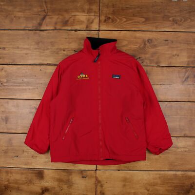 Vintage L.L.Bean Outdoorjacke L 90er Warm Up Rot