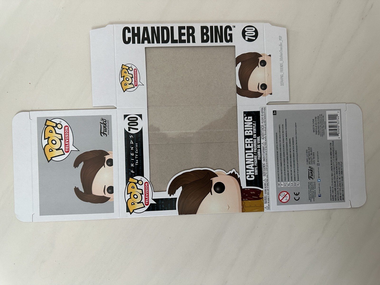 Friends Chandler Bing #700 Funko Pop! Replacement Empty Box