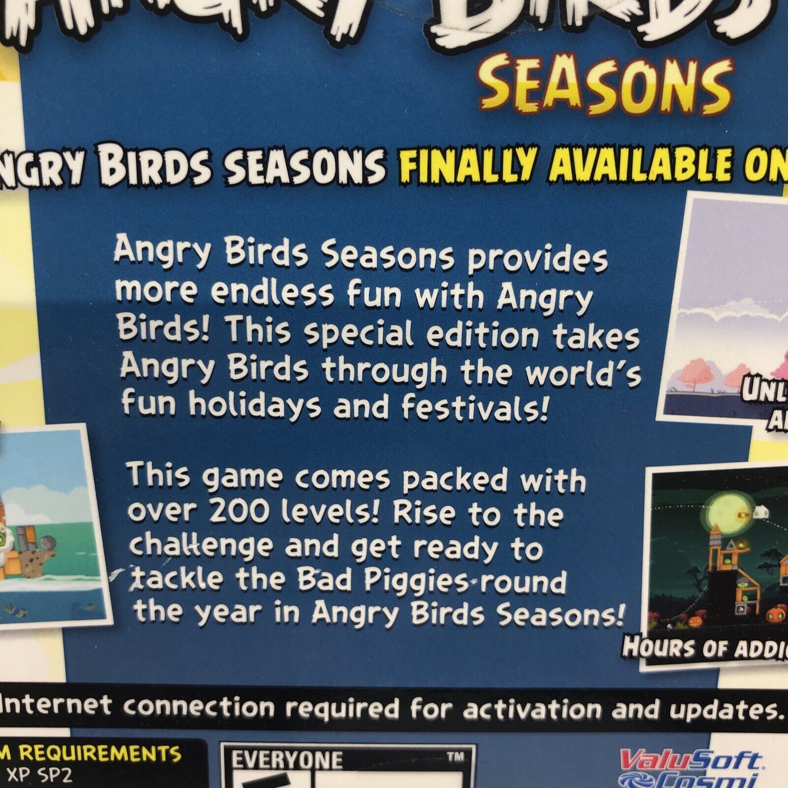 I need an activation key for Angry Birds Seasons!