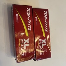 2 Packs Of Top Flite XL Distance Yellow Golf Balls