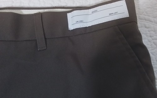 Men's Twin Hill Brown Uniform Work Pants (Size 46 x 31) 5REG - Picture 4 of 13