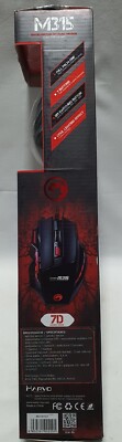 MARVO SCORPION Gaming Mouse M315 w 7 buttons adjustable DPI + MOUSEPAD G1 NEW