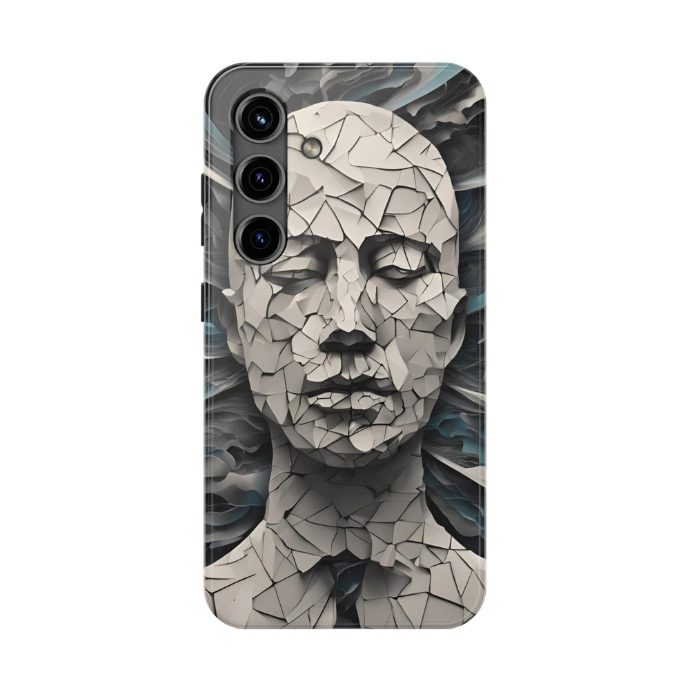Abstract Art Surreal Man Phone Case Durable for iPhone Samsung