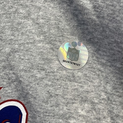 2008 Reebok NFL NY Giants Super Bowl XLII Champions Sweatshirt L Gray NWOT - Picture 4 of 6